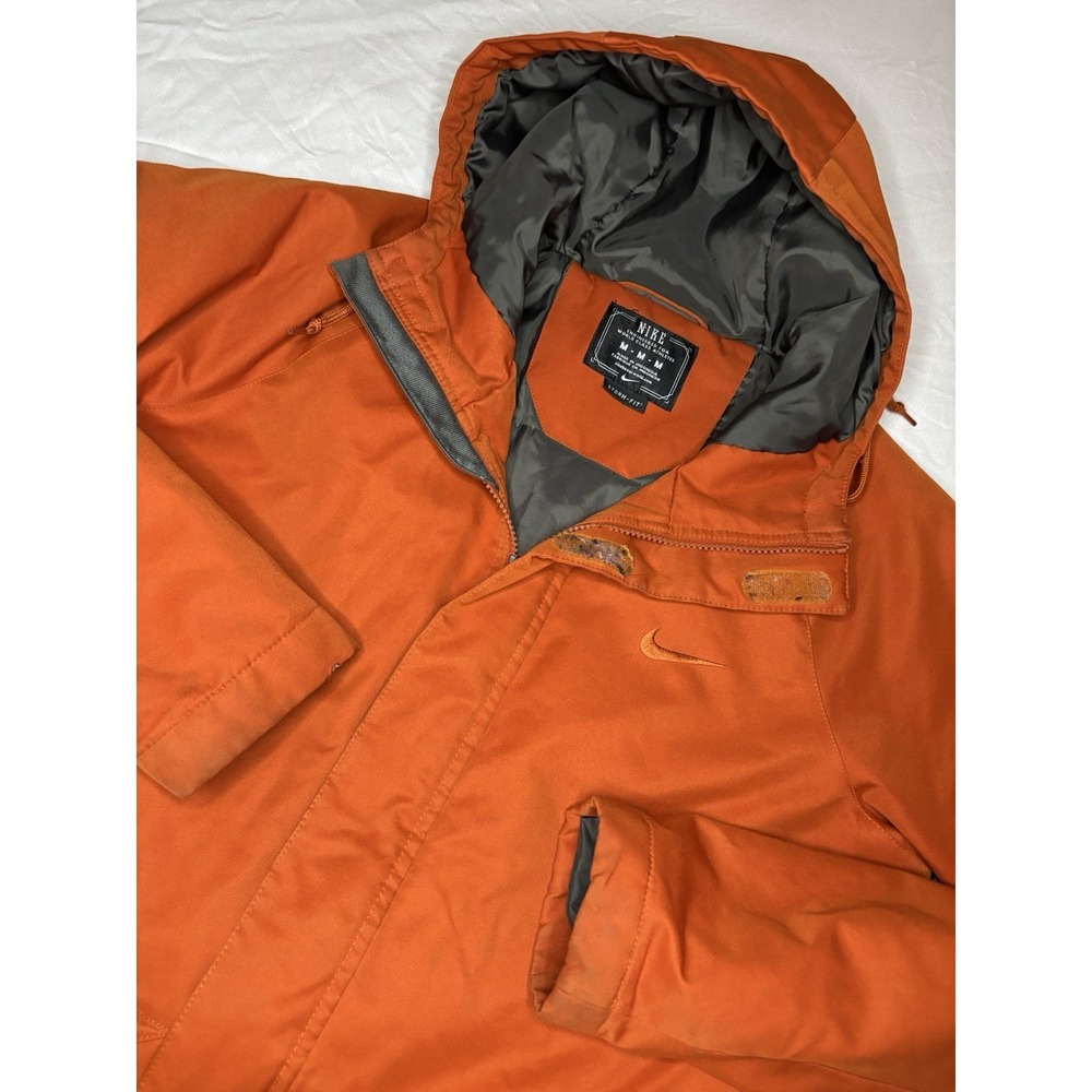 Nike Sportswear STORM-FIT‎ Shell Hooded Parka Jacket Orange Men's Size Medium